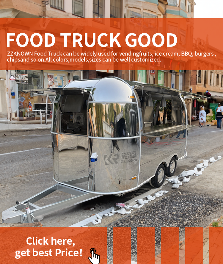 Stainless Steel Food Trailer
